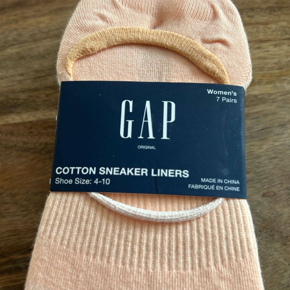 Gap 7 pair cotton no show socks NWT - Picture 4 of 4